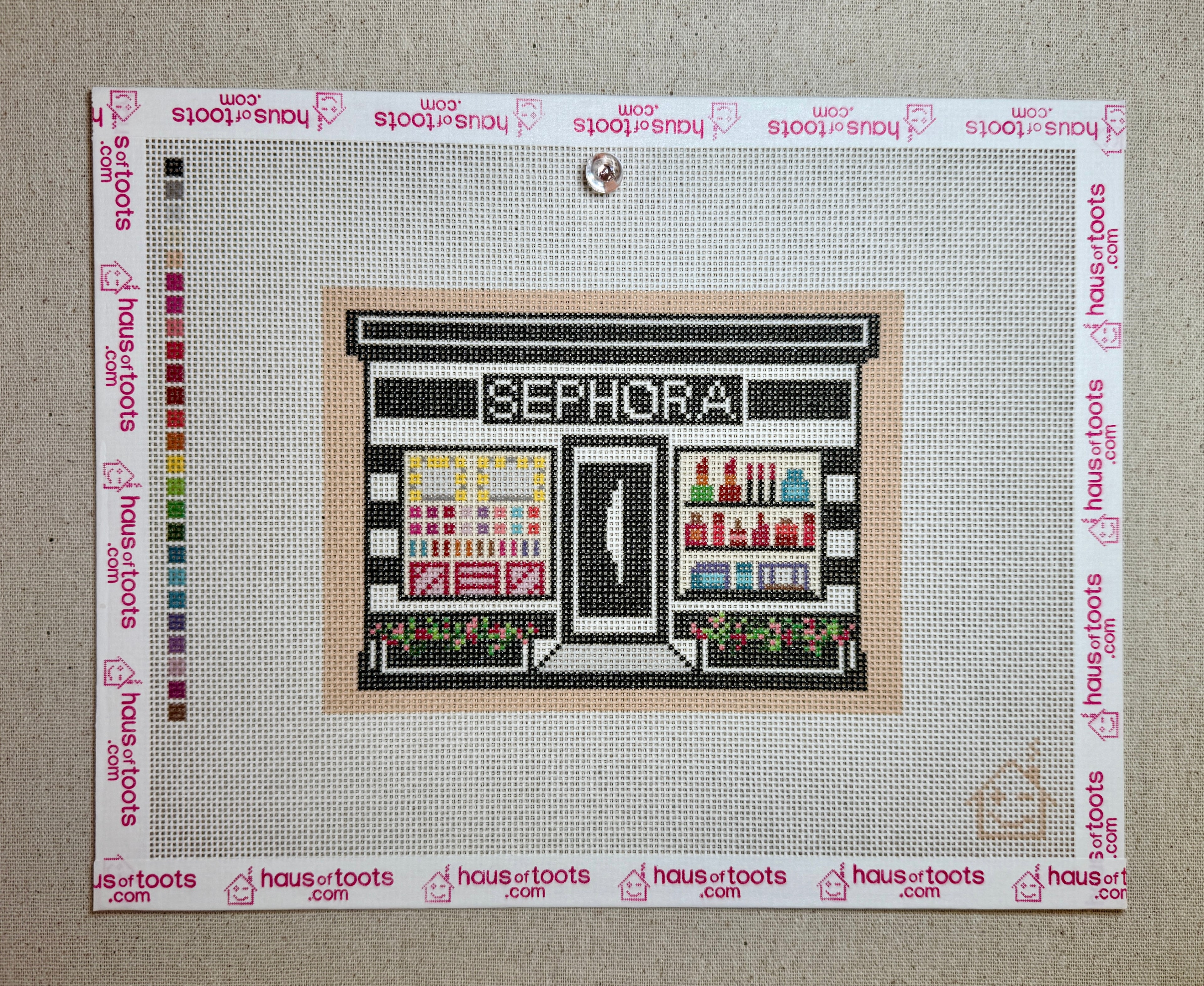 Sephora Storefront Needlepoint Canvas (non-holiday version)