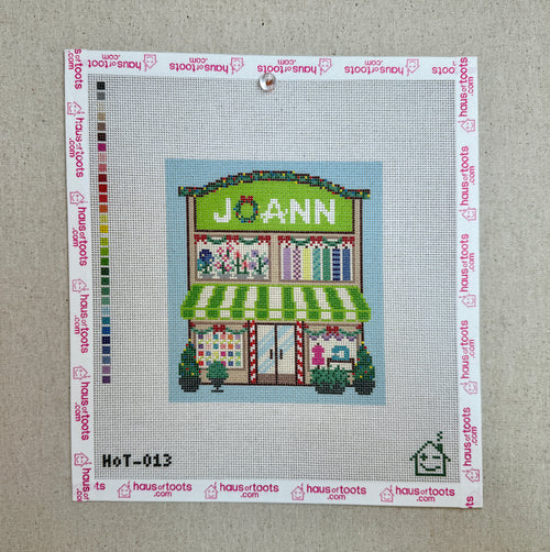 Joann Holiday Storefront Needlepoint Canvas