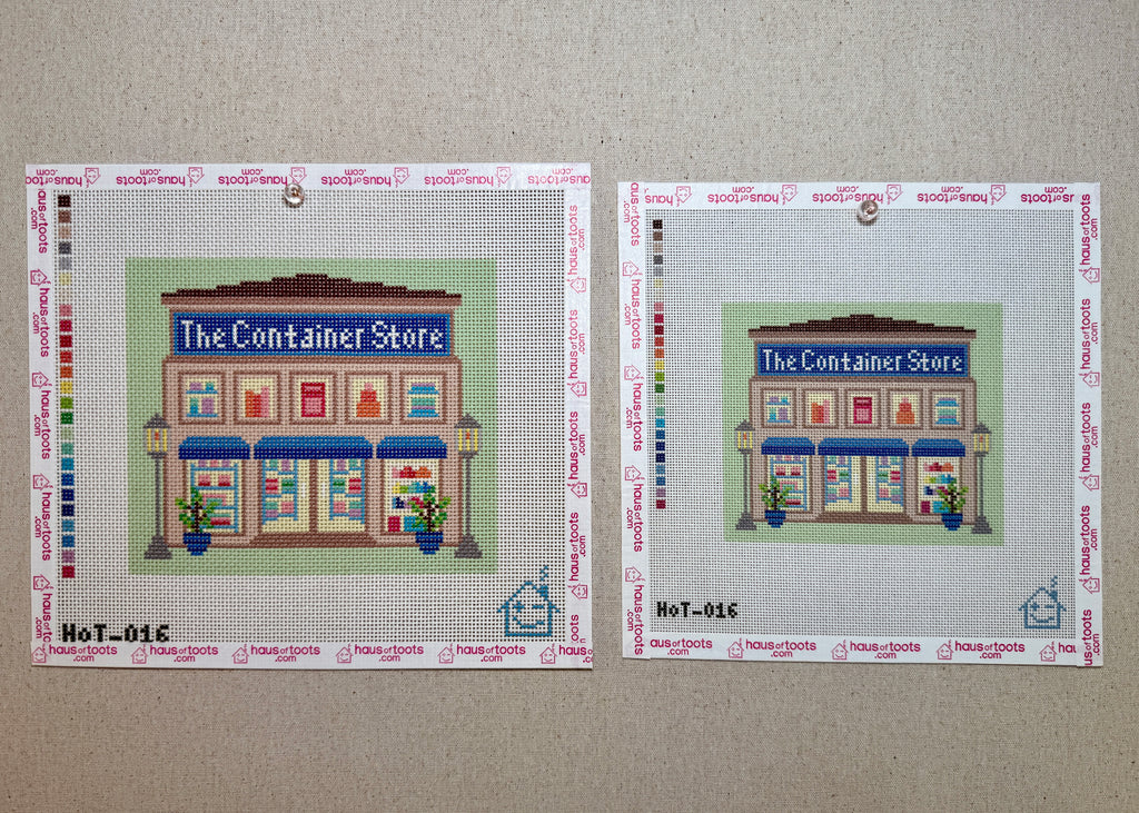 Container Store Storefront Needlepoint Canvas (non-holiday version)